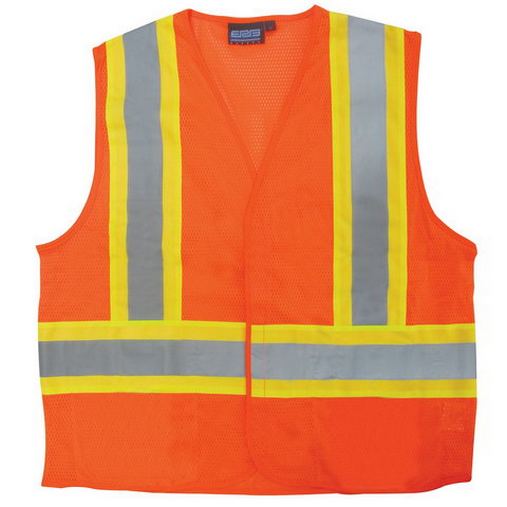 Custom Logo  ERB's Class 2 Mesh Safety Pocket Vest - S382P 